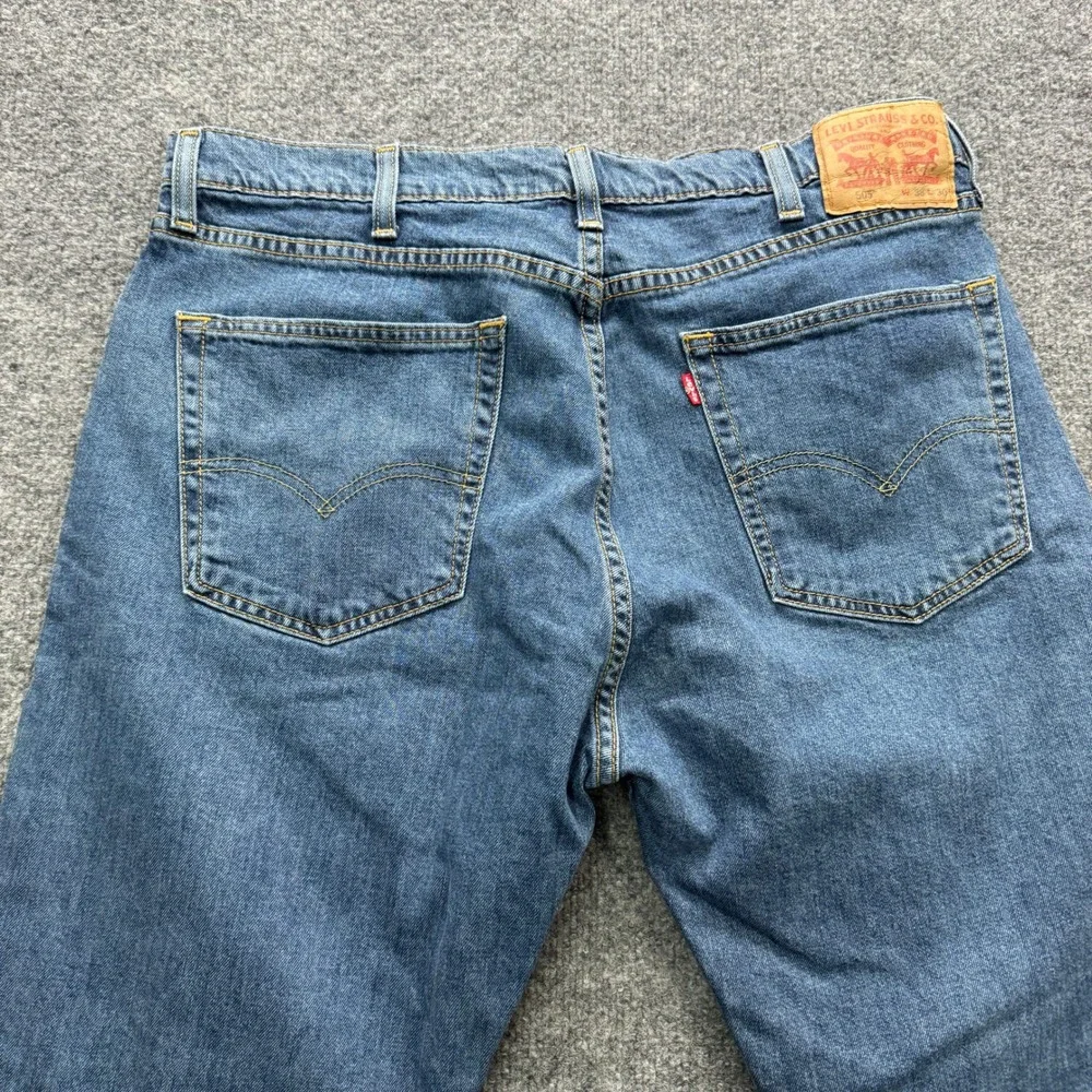 Levi's‎ 505 Regular Fit Jeans Mens 38x30 Blue Denim Straight Leg Workwear